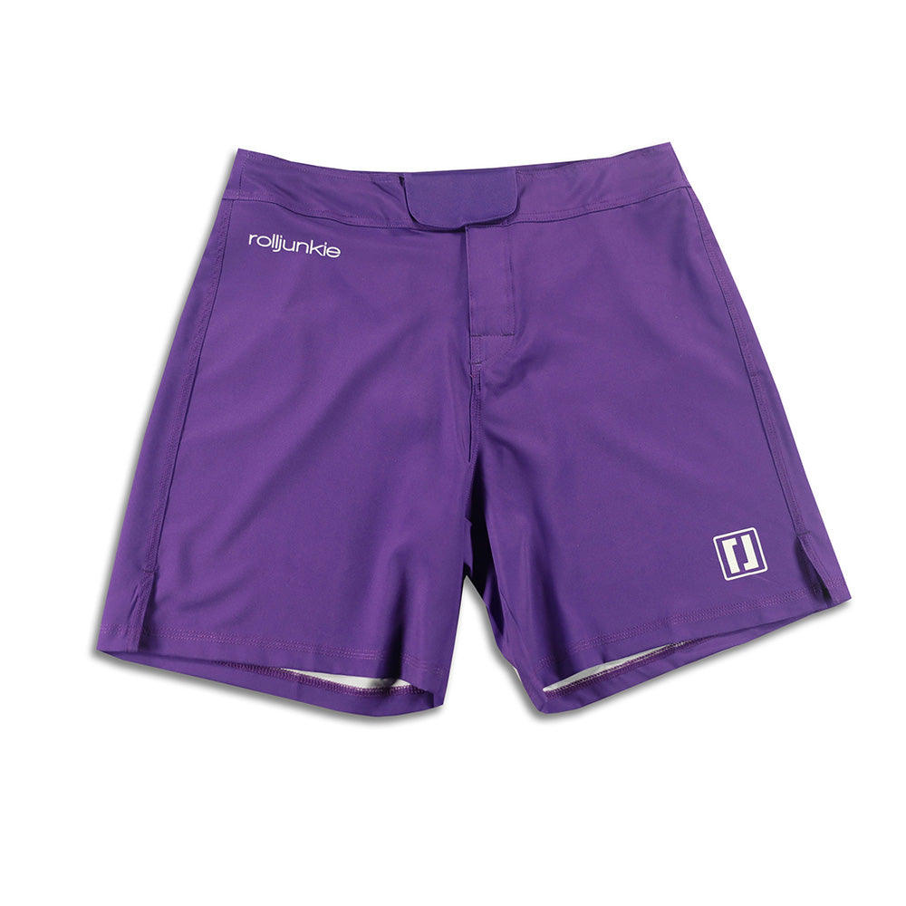 purple rankj bjj shorts