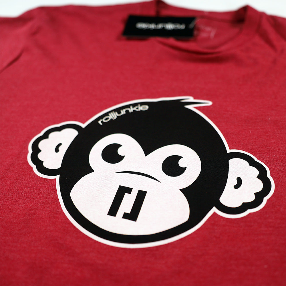 Cardinal Red Monkey BJJ Shirt