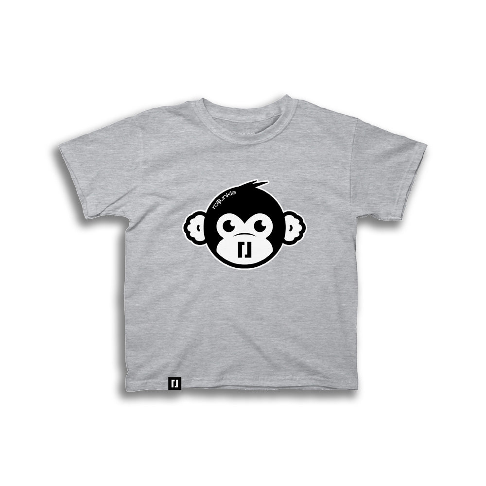 youth bjj shirt with monkey logo