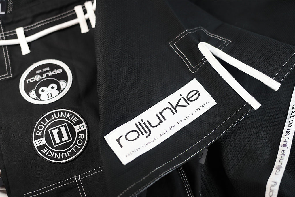 black bjj kimono