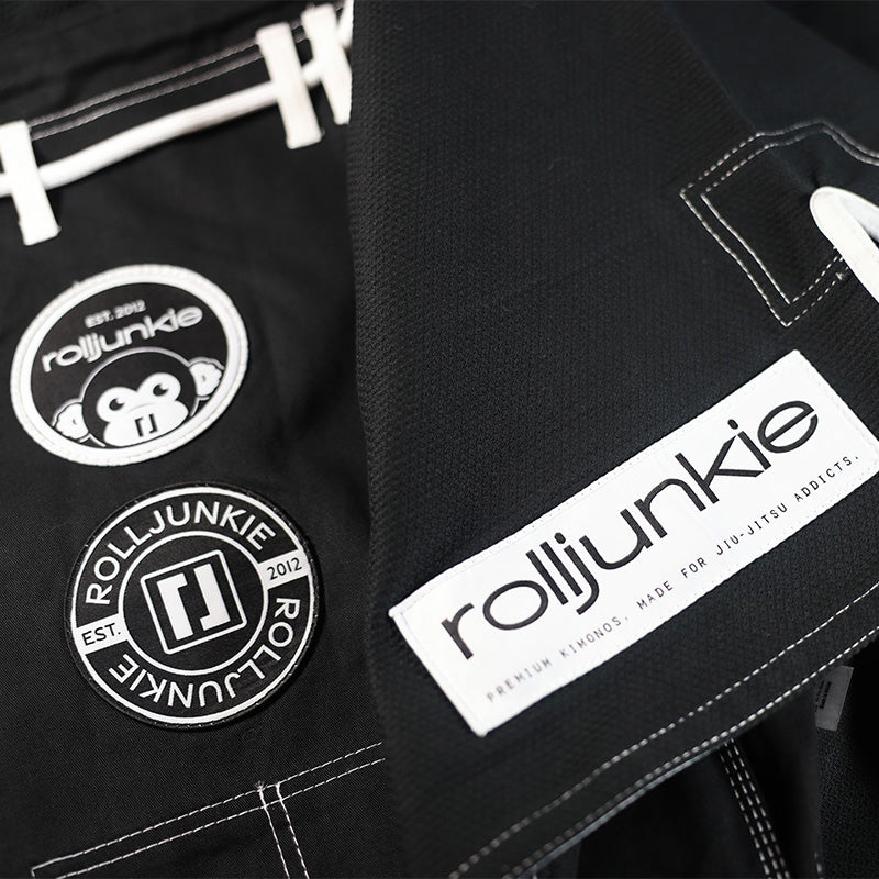 black bjj kimono